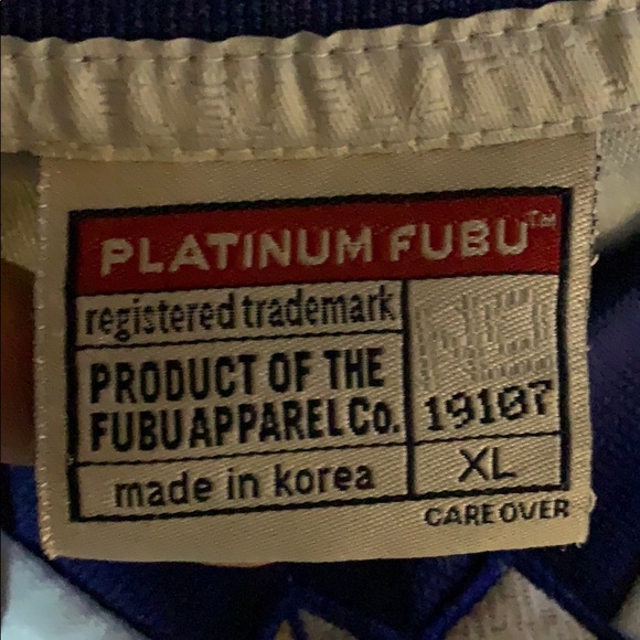 Platinum FuBu Fat Albert Jersey like New - Picture 3 of 3